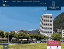 Tablet Screenshot of metropole-interlaken.ch